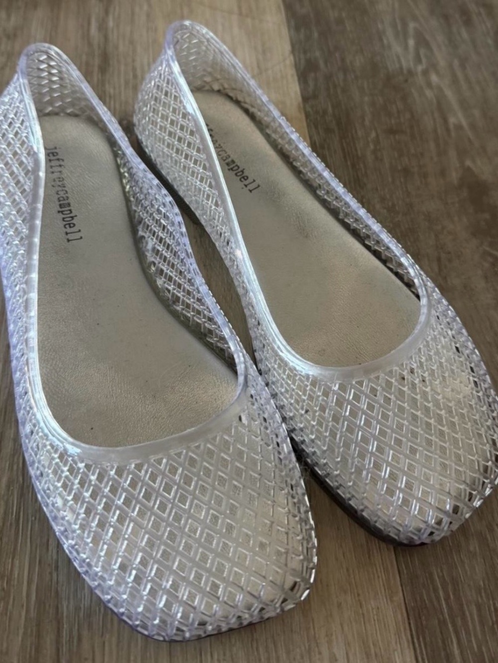 Jeffrey Campbell Clear Jelly Ballet Flat - Crystal Transparent - Picture 5 of 5